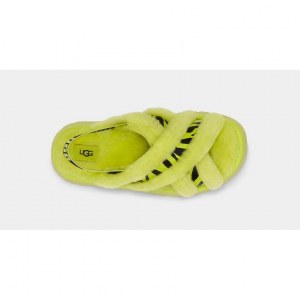 UGG DISCO COLOR SLIDE KEY LIME