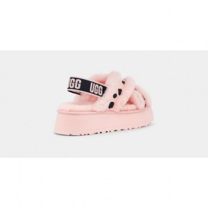 UGG DISCO COLOR SLIDE PINK SCALLOP