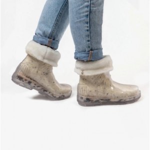 UGG DRIZLITA CLEAR BOOT WHITE