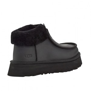 UGG FUNKETTE PLATFORM BOOT LEATHER BLACK