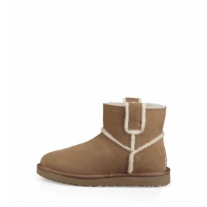 UGG MINI SPILL SEAM BOOT CHESTNUT