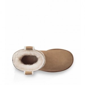 UGG MINI SPILL SEAM BOOT CHESTNUT