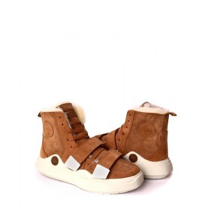 UGG UGG SNEAKERS SIOUX TRAINER CHESTNUT