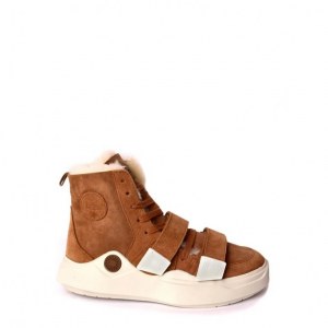 UGG UGG SNEAKERS SIOUX TRAINER CHESTNUT