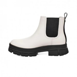 UGG WOMEN`S ASHTON CHELSEA LEATHER WHITE