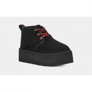 UGG WOMEN`S NEUMEL HERITAGE PLATFORM BLACK