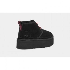 UGG WOMEN`S NEUMEL HERITAGE PLATFORM BLACK