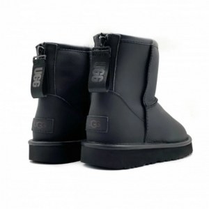 UGG ZIP MINI LOGO BLACK