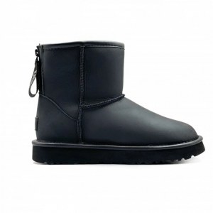 UGG ZIP MINI LOGO BLACK