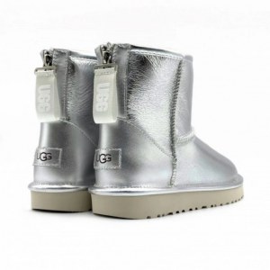 UGG ZIP MINI LOGO SILVER