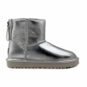 UGG ZIP MINI LOGO SILVER