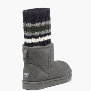 UGG CLASSIC MINI II SACAI KNIT GREY