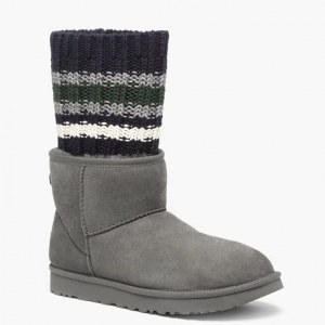 UGG CLASSIC MINI II SACAI KNIT GREY