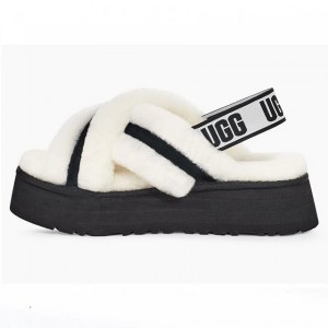 UGG DISCO COLOR SLIDE WHITE