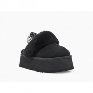 UGG FUNKETTE SLIPPER BLACK