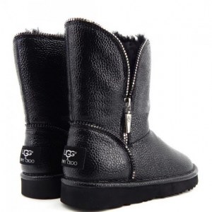 UGG JIMMY CHOO GRANULAR SKIN BLACK