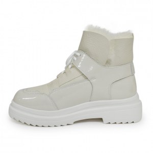 UGG MARTIN PATENT WHITE