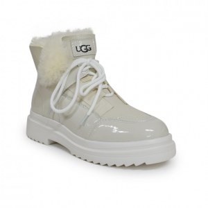 UGG MARTIN PATENT WHITE