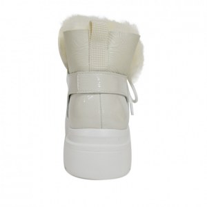 UGG MARTIN PATENT WHITE