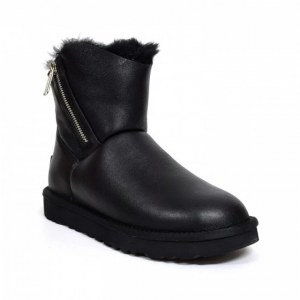 UGG MINI OBLIQUE ZIP BLACK