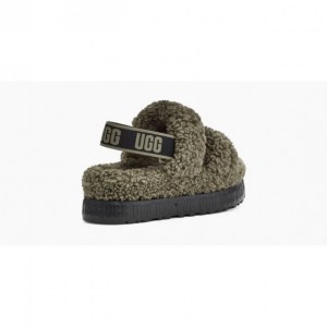 UGG OH FLUFFITA SLIDE BURNT OLIVE