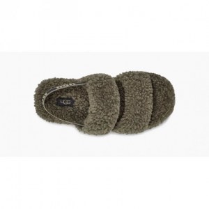 UGG OH FLUFFITA SLIDE BURNT OLIVE