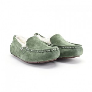 UGG MOCASSINS ANSLEY DARK GREEN