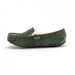 UGG MOCASSINS ANSLEY DARK GREEN