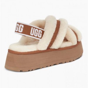 UGG DISCO COLOR SLIDE CHESTNUT