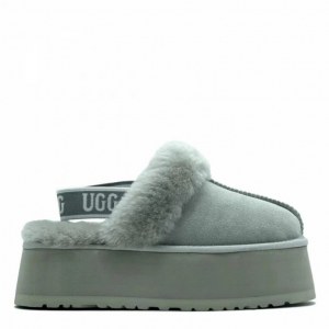 UGG FUNKETTE SUEDE PLATFORM GREY VIOLET