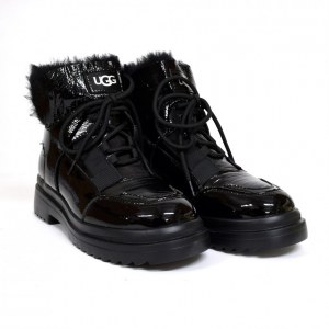 UGG MARTIN PATENT BLACK