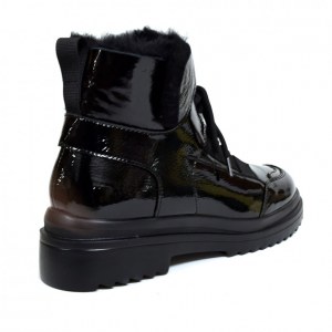 UGG MARTIN PATENT BLACK