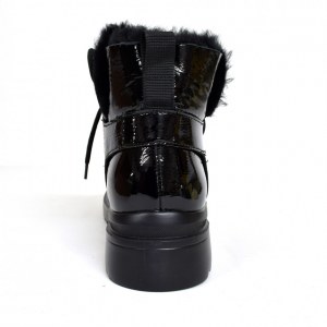 UGG MARTIN PATENT BLACK