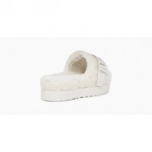 UGG FLUFFITA PLATFORM WHITE