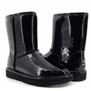 UGG JIMMY CHOO CLASSIC PATENT II BLACK